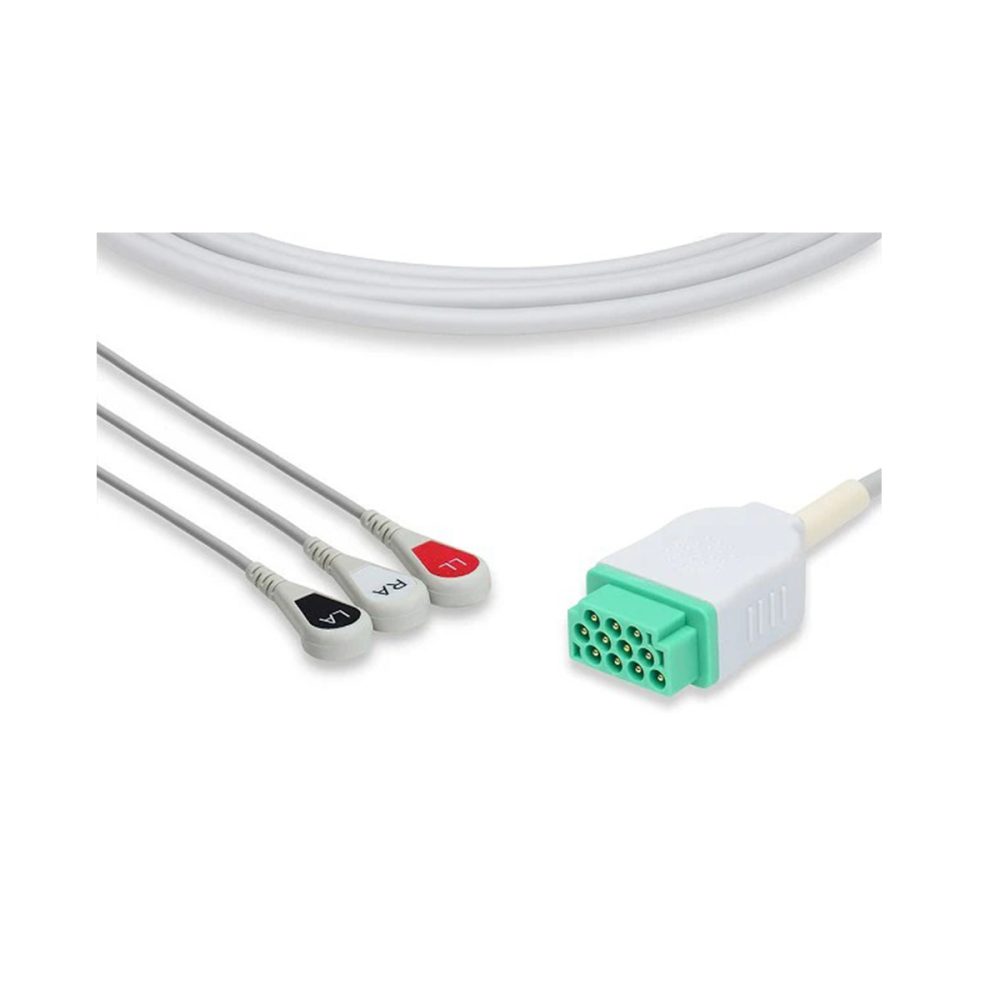 Cable ECG de una pieza compatible GE Marquette