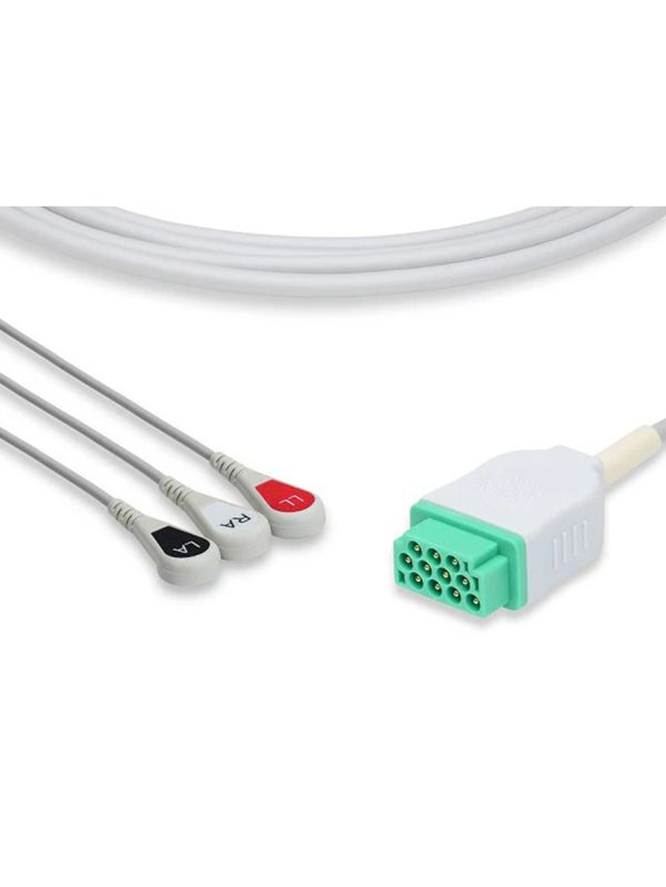 Cable ECG de una pieza compatible GE Marquette