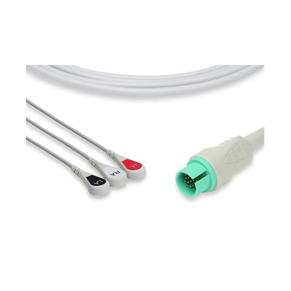 Cable ECG de una pieza compatible Spacelabs