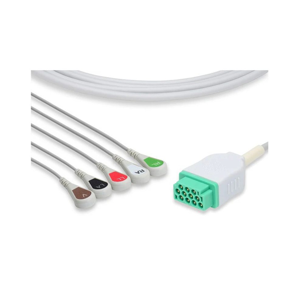 Cable ECG de una pieza compatible GE Marquette - Image 2