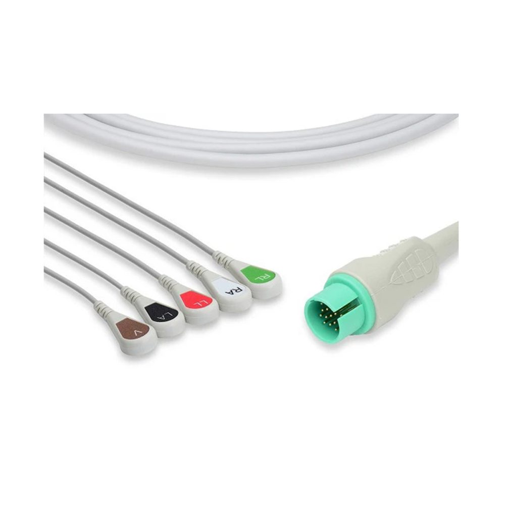 Cable ECG de una pieza compatible Spacelabs - Image 2