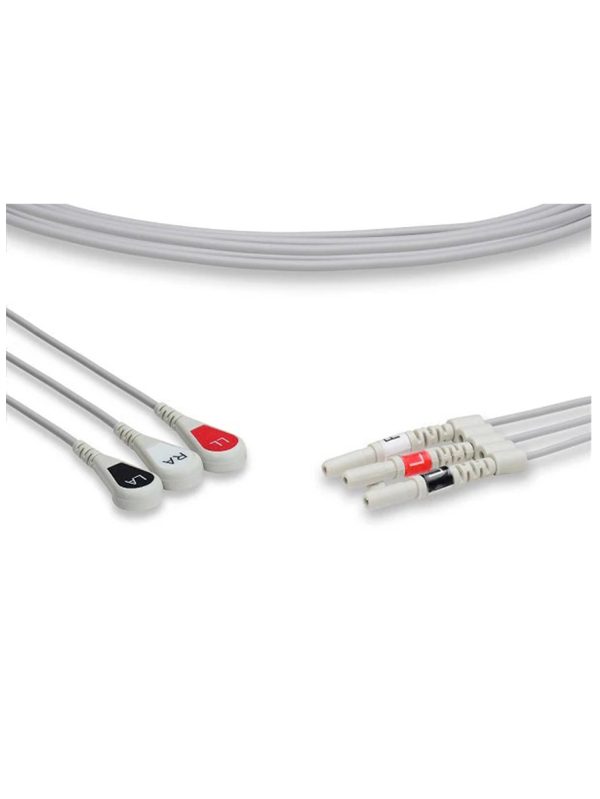 Set de puntas ECG tipo din broche