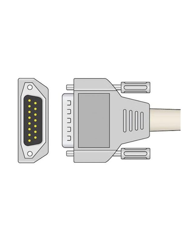 Cable EKG Nihon Kohden (con tornillos) - Image 2
