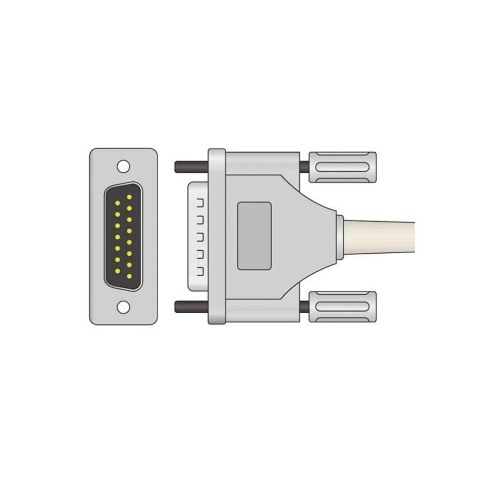 Cable EKG Schiller (tornillo largo) - Image 2