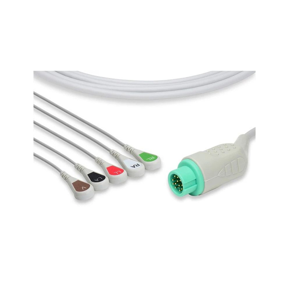 Cable ECG puntas unidas compatible con Datalys Lutech - Image 2