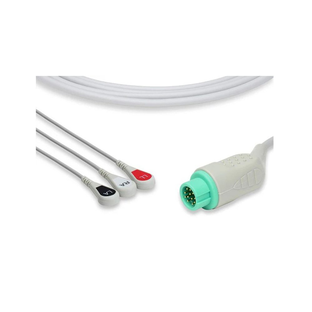 Cable ECG puntas unidas compatible con Datalys Lutech