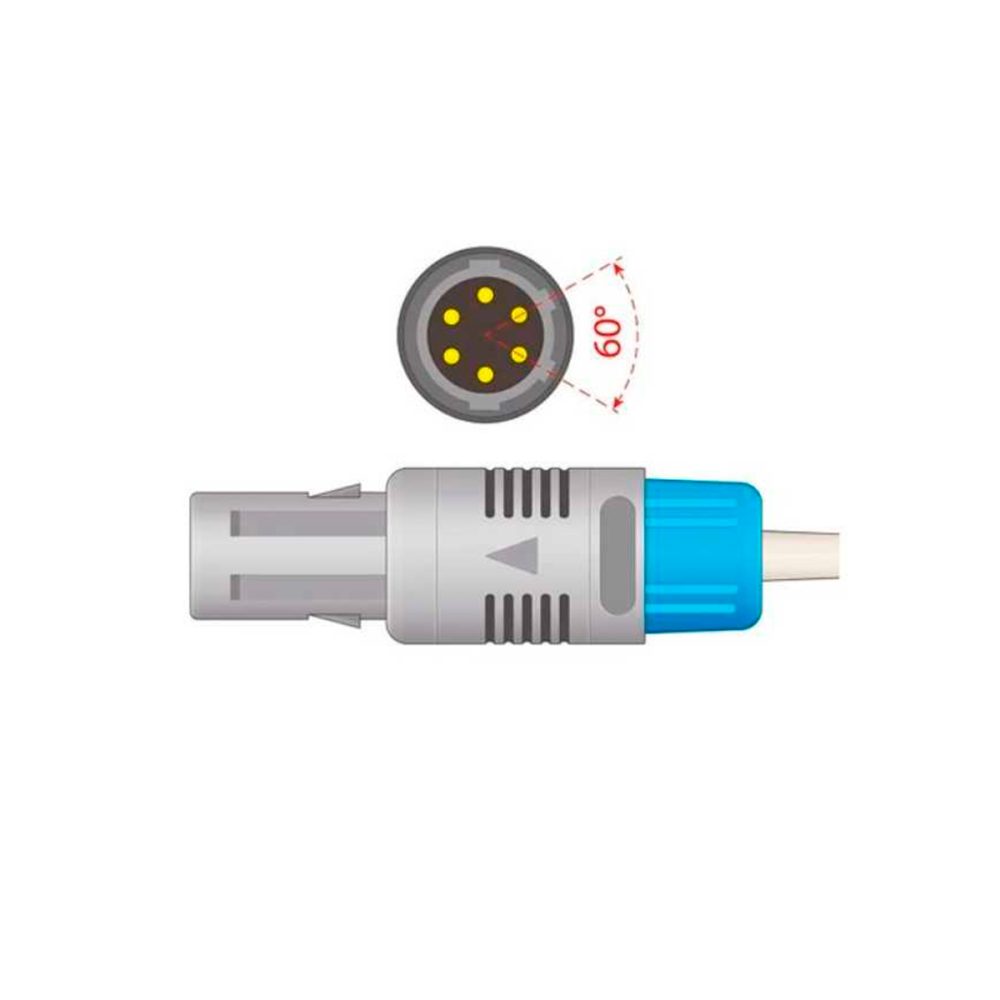 Sensor SpO2 LG conector Redal de 6 pines - Image 3