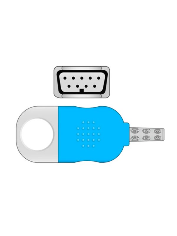 Cable adaptador SpO2 compatible Nihon Kohden JL-900P - Image 3