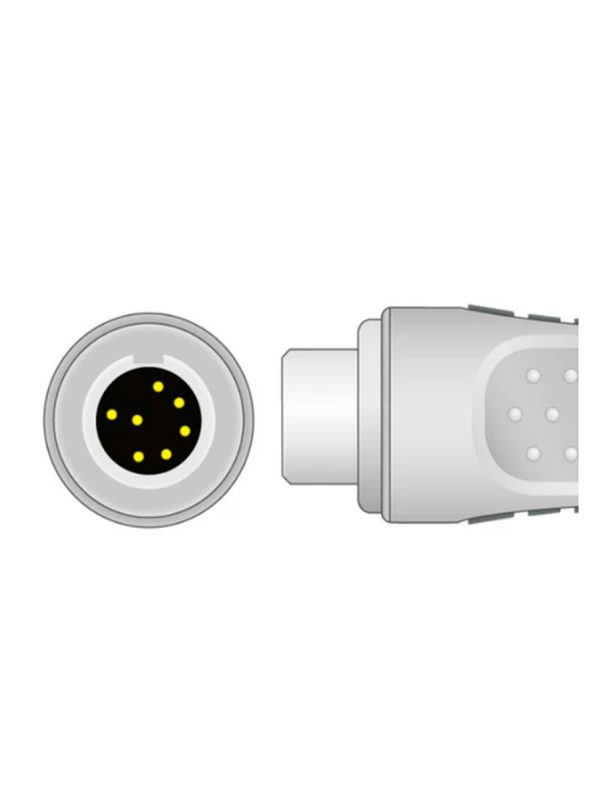 Cable adaptador SpO2 compatible Mindray T5/T8 Masimo sin Oximax - Image 2