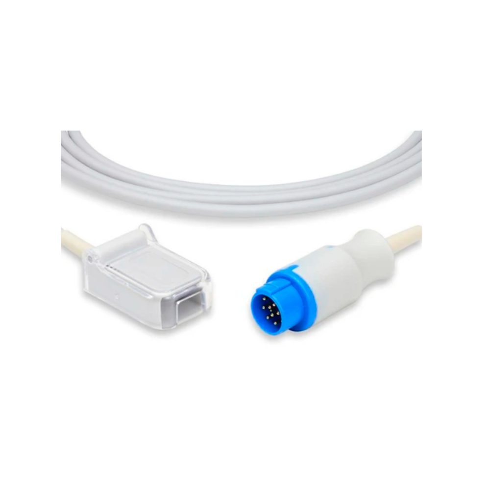 Cable adaptador SpO2 Mennen 12 pines conector redondo