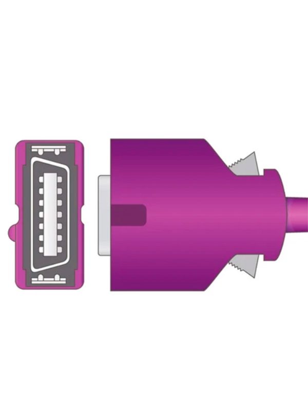 Cable adaptador SpO2 Nellcor Oxi DOC-10 - Image 2