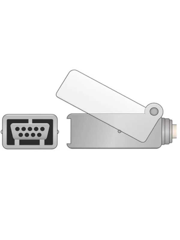 Cable adaptador SpO2 compatible Masimo® LNCS LNC - Image 3