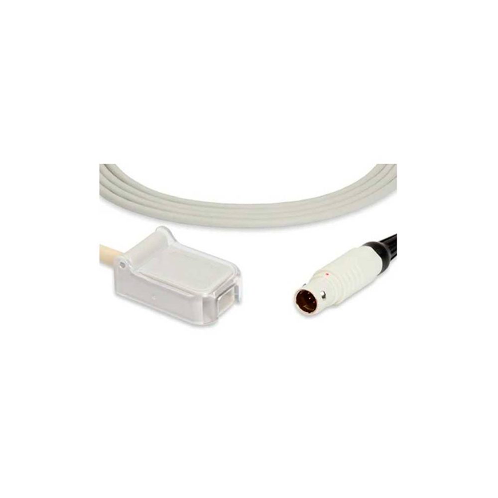 Cable adaptador SpO2 compatible Draeger 8 pines